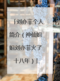 刘亦菲个人简介（神仙姐姐刘亦菲火了十八年）