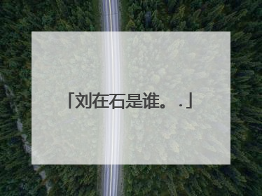 刘在石是谁。.