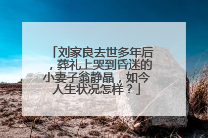 刘家良去世多年后,葬礼上哭到昏迷的小妻子翁静晶,如今人生状况怎样?