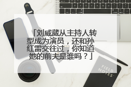 刘威葳从主持人转型成为演员,还和孙红雷交往过,你知道她的前夫是谁吗?