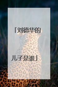 刘德华的儿子是谁