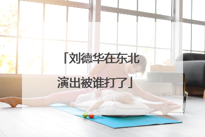 刘德华在东北演出被谁打了