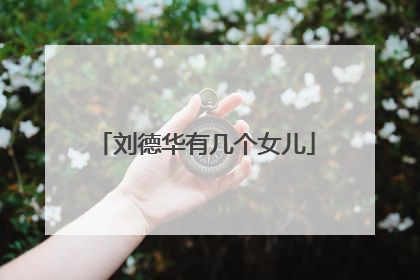 刘德华有几个女儿