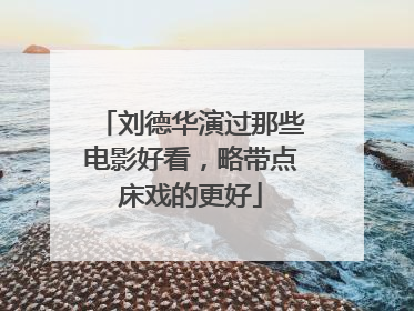 刘德华演过那些电影好看，略带点床戏的更好