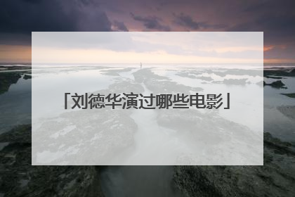 刘德华演过哪些电影