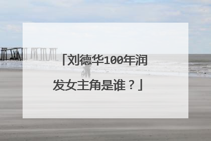 刘德华100年润发女主角是谁？