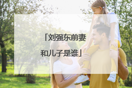 刘强东前妻和儿子是谁