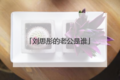 刘思彤的老公是谁