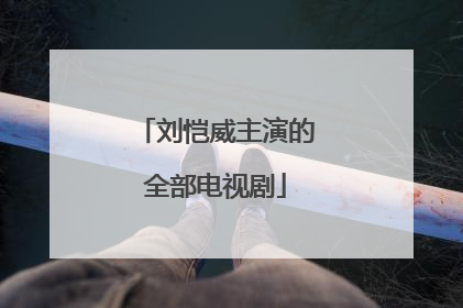 刘恺威主演的全部电视剧