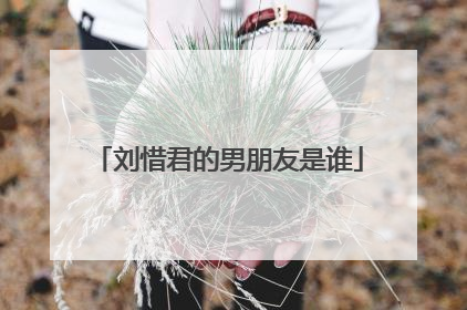 刘惜君的男朋友是谁