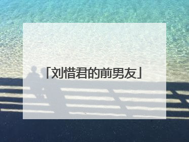 刘惜君的前男友