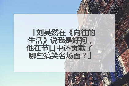 刘昊然在《向往的生活》说我是好狗,他在节目中还贡献了哪些搞笑名场面?
