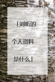 刘昕的个人资料是什么