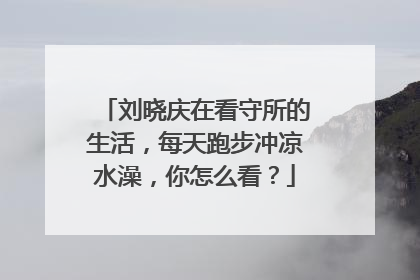 刘晓庆在看守所的生活,每天跑步冲凉水澡,你怎么看?