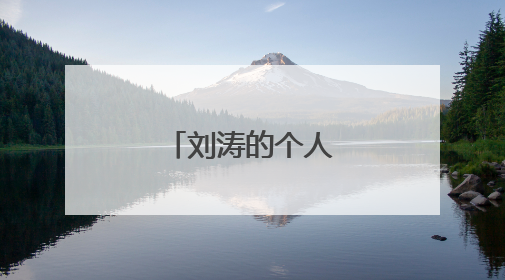 刘涛的个人简介如何?