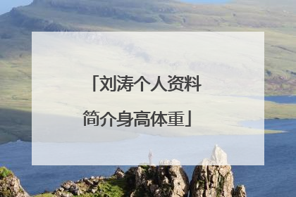 刘涛个人资料简介身高体重