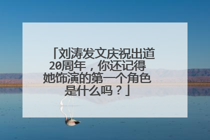 刘涛发文庆祝出道20周年，你还记得她饰演的第一个角色是什么吗？
