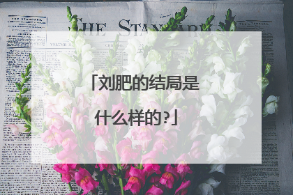 刘肥的结局是什么样的?