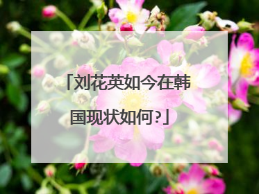 刘花英如今在韩国现状如何?