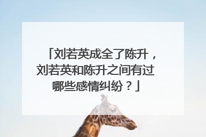 刘若英成全了陈升,刘若英和陈升之间有过哪些感情纠纷?