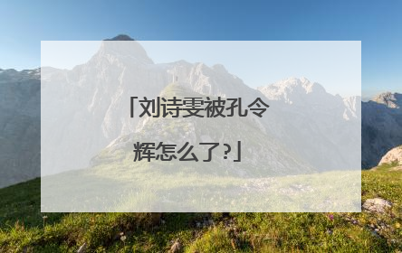 刘诗雯被孔令辉怎么了?
