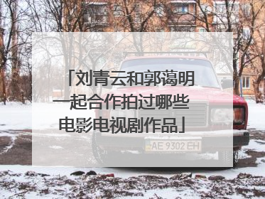 刘青云和郭蔼明一起合作拍过哪些电影电视剧作品