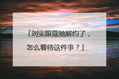 刘雯跟蔻驰解约了,怎么看待这件事?