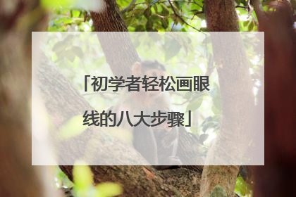 初学者轻松画眼线的八大步骤