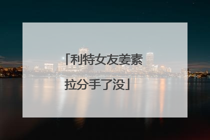 利特女友姜素拉分手了没