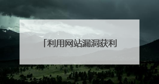 利用网站漏洞获利3000元违法吗