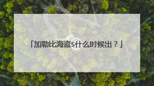 加勒比海盗5什么时候出?