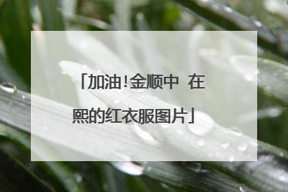 加油!金顺中 在熙的红衣服图片