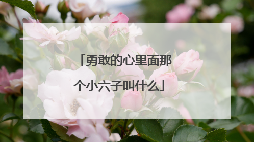 勇敢的心里面那个小六子叫什么