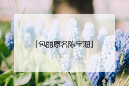 包丽原名陈宝珊