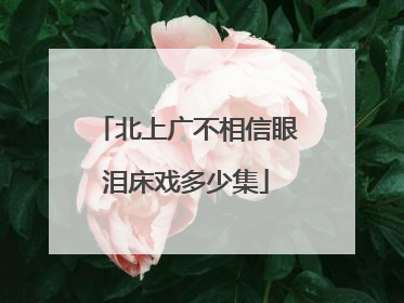 北上广不相信眼泪床戏多少集