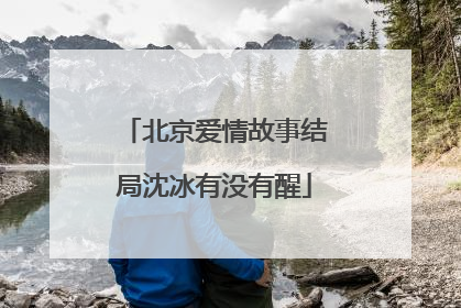 北京爱情故事结局沈冰有没有醒