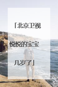 北京卫视悦悦的宝宝几岁了