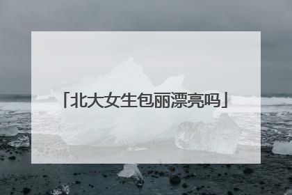 北大女生包丽漂亮吗