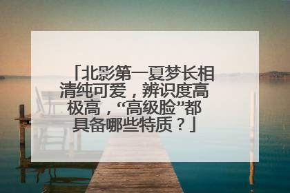 北影第一夏梦长相清纯可爱,辨识度高极高,“高级脸”都具备哪些特质?