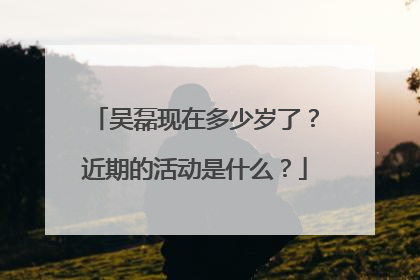 吴磊现在多少岁了？近期的活动是什么？
