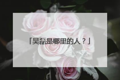 吴磊是哪里的人？