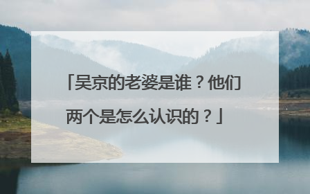 吴京的老婆是谁？他们两个是怎么认识的？