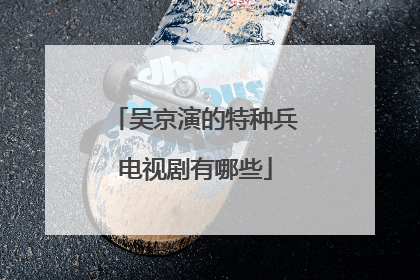 吴京演的特种兵电视剧有哪些