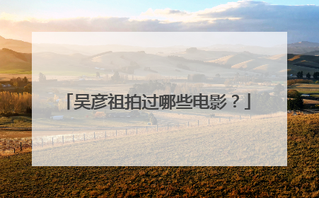 吴彦祖拍过哪些电影?