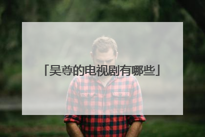 吴尊的电视剧有哪些