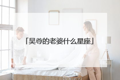 吴尊的老婆什么星座