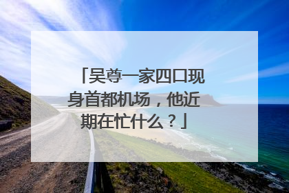 吴尊一家四口现身首都机场,他近期在忙什么?