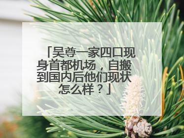 吴尊一家四口现身首都机场，自搬到国内后他们现状怎么样？