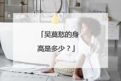 吴莫愁的身高是多少?