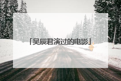 吴辰君演过的电影